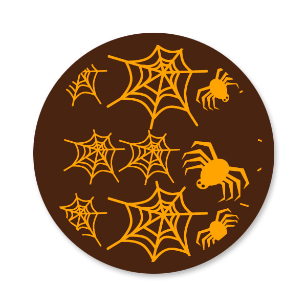 Transfer para Chocolate Arañas 01-0052