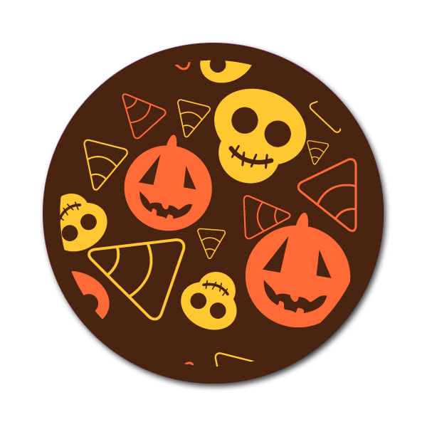 Transfer para Chocolate Calaveras y Calabazas 02-2832