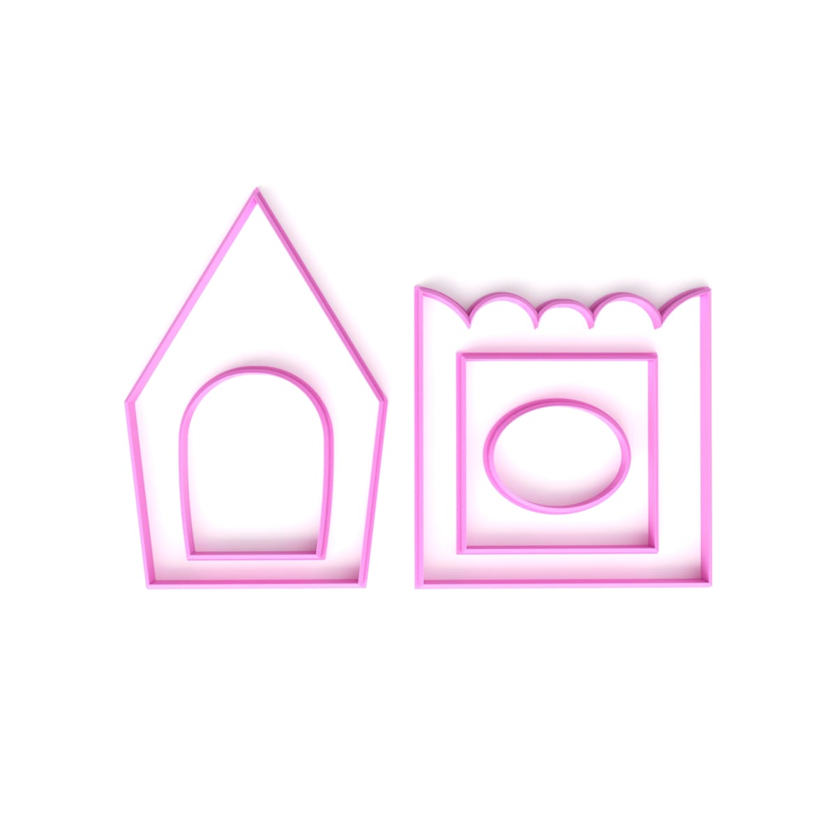 Set Cortador Casa Jengibre 5 Piezas Plástico4