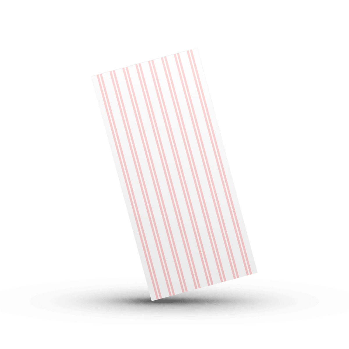 Cookie Card 17x7 cm. Lineas Rosadas - 10 Unidades 0