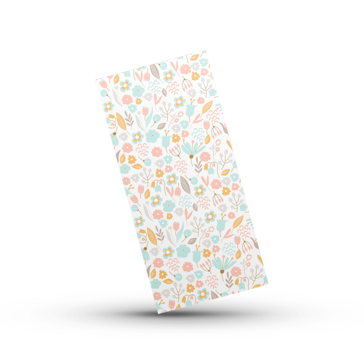 Cookie Card 17x7 cm. Flores N°4 - 10 Unidades 0