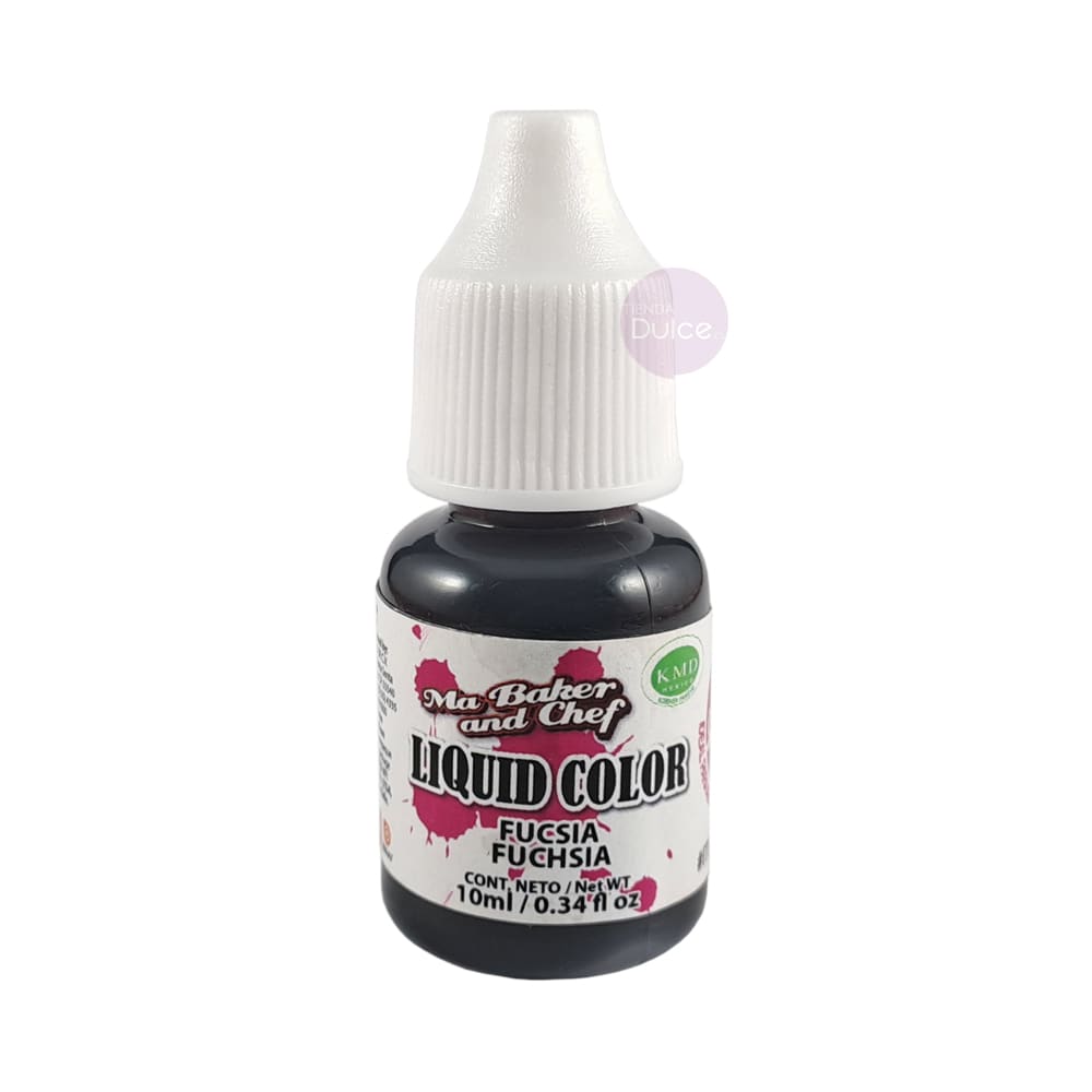 Colorante Liquid Color Fucsia Ma Baker and Chef 10 ml. 10 ml.