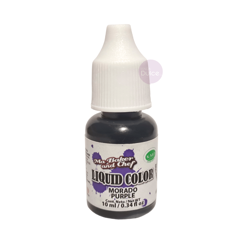 Colorante Liquid Color Morado Ma Baker and Chef 10 ml. 10 ml.