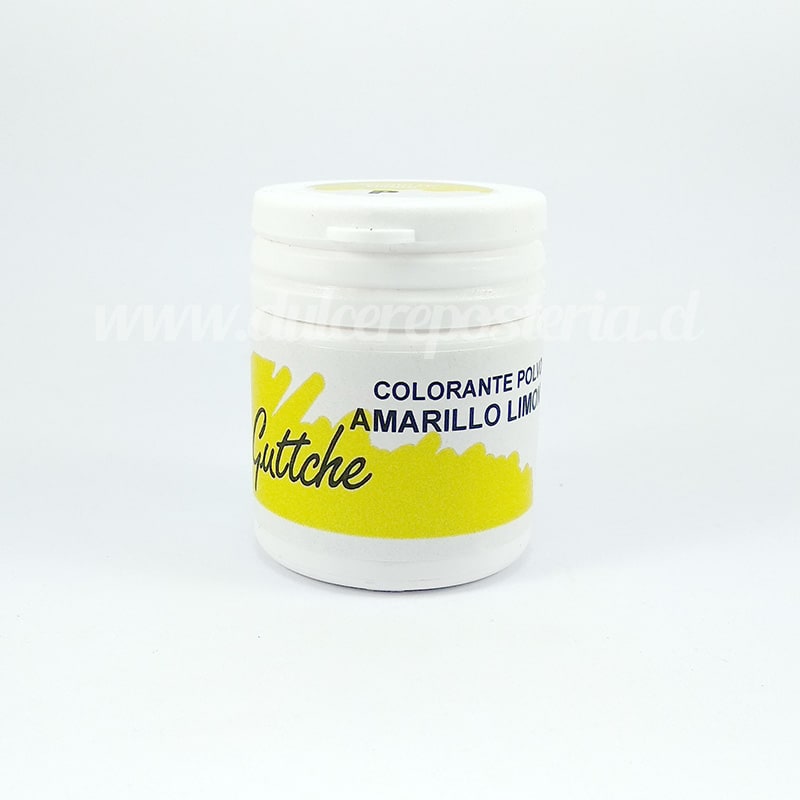 Colorante Polvo Amarillo Limón Guttche 15 gr. .