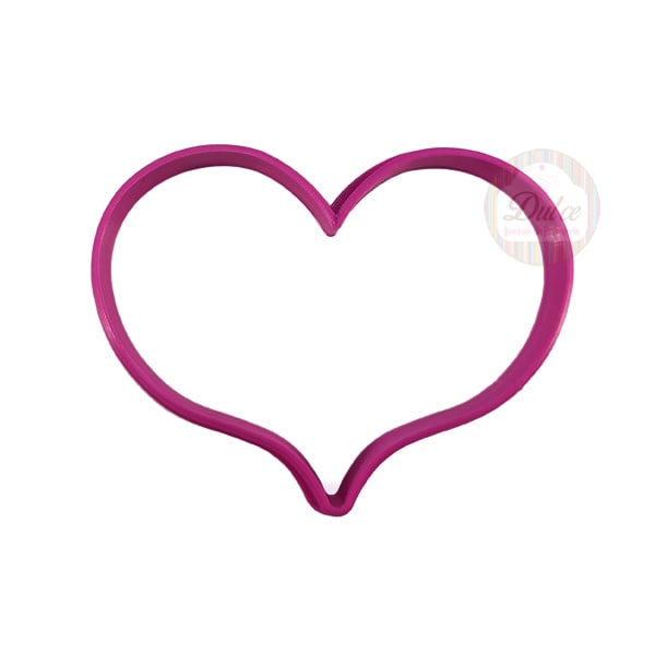 Cortador Plástico Corazón N°1 Plástico