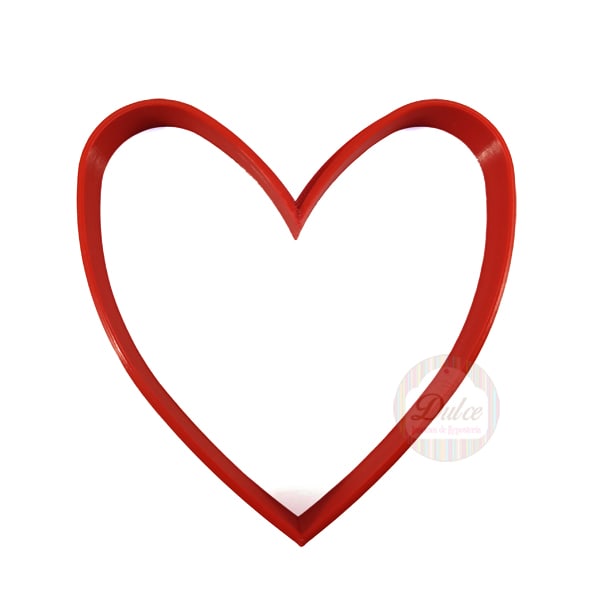 Cortador Plástico Corazón N°3 Plástico