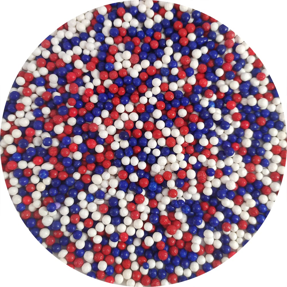 Decoración Grageas Tricolor 4mm. 100 gr