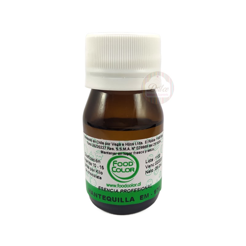 Esencia Food Color 25 gr. Mantequilla 25 gr.