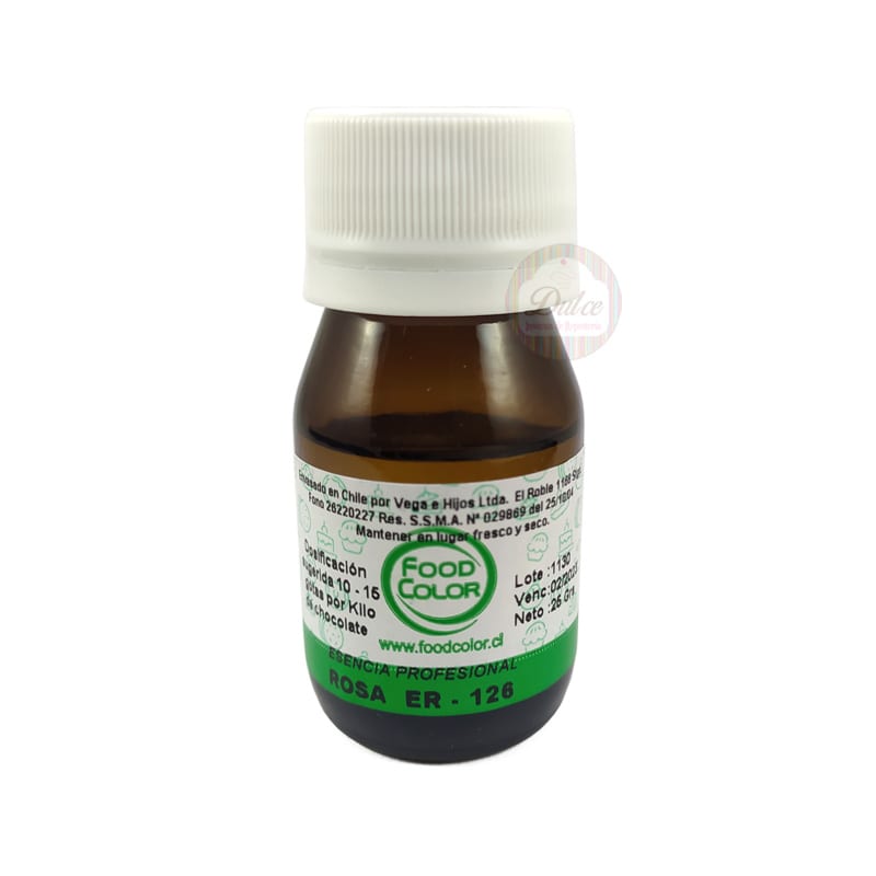 Esencia Food Color 25 gr. Rosa 25 gr.