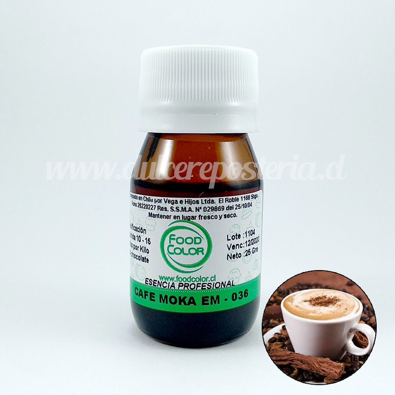 Esencia Food Color 25 gr. Café Moka 25 gr.