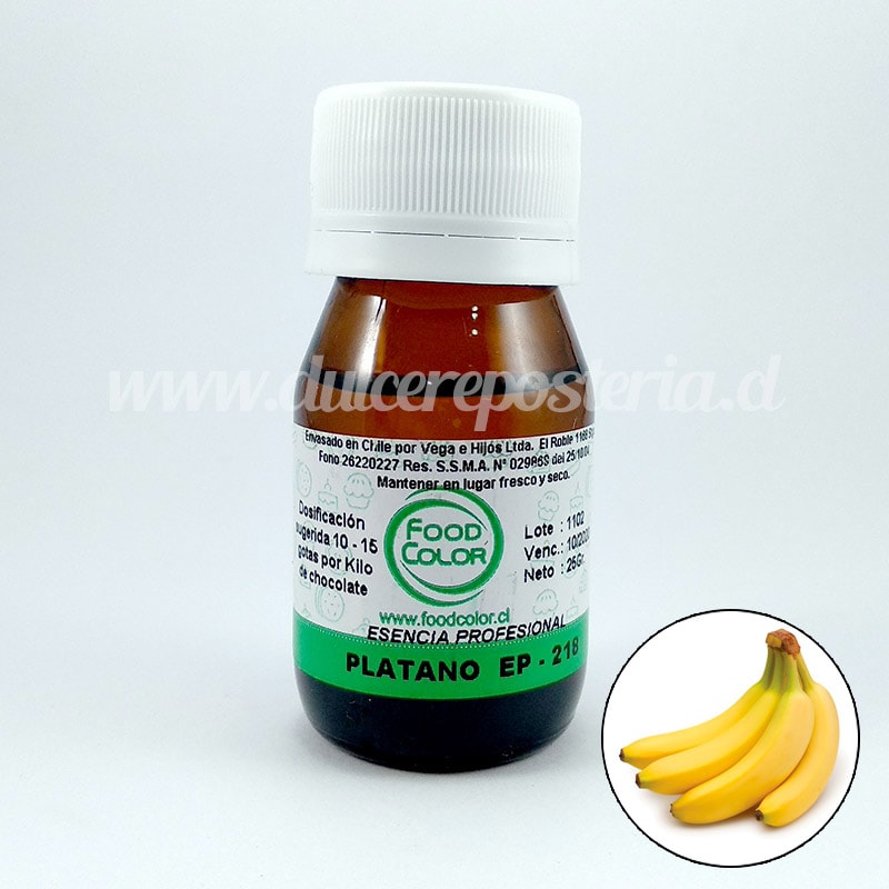 Esencia Food Color 25 gr. Plátano 25 gr.