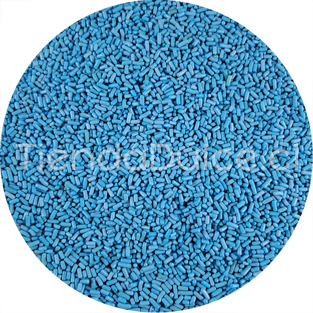 Decoración Granillo Celeste 100 gr. .