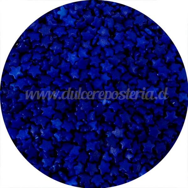 Decoración 100 gr. Estrellas Azules .