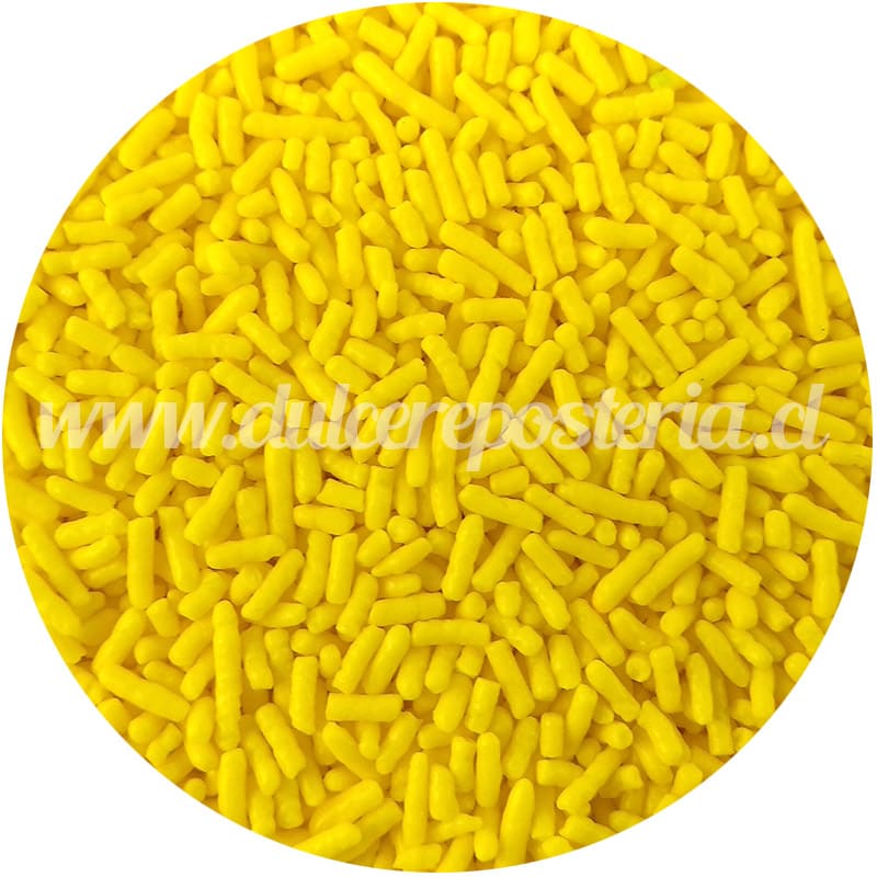 Decoración Granillo Amarillo 100 gr. .