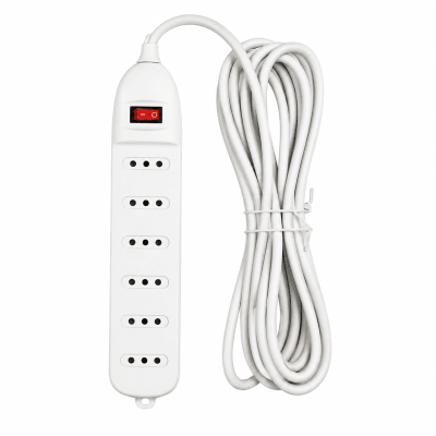 Alargador múltiple 6 posiciones 3 mts con interruptor luz piloto1