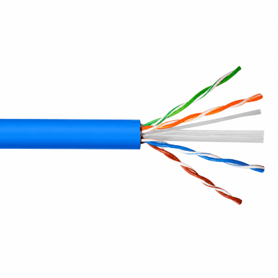 Cable UTP cat. 6E azul 100% CU libre halogeno1