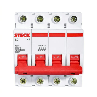 Automatico 4X32A 10k curva c Steck1
