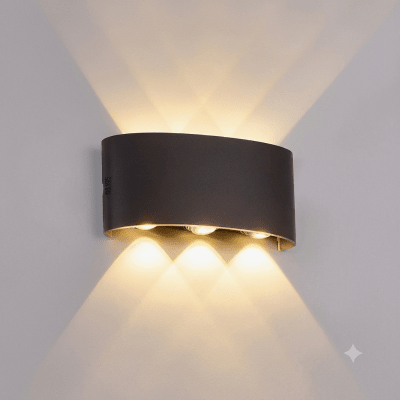 Aplique Led pared 6x1w 3000k IP541