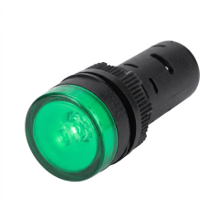 LUZ PILOTO 220Vac VERDE 16MM