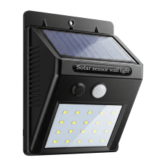 Aplique Solar modelo ww-669-1w luz led con sensor