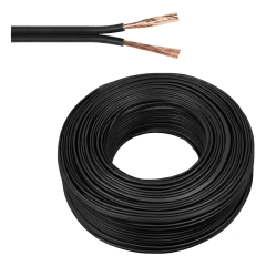 Cable Paralelo negro 12awg (por metro)
