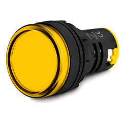 LUZ PILOTO 24Vac AMARILLA 22MM