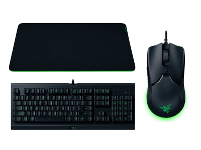 BUNDLE RAZER LEVELUP TECLADO CYNOSA LITE + MOUSEPAD GIGANTUS V2 + MOUSE VIPER MINI (RZ85-02741400-B311)