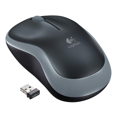 MOUSE LOGITECH M185 WIRELESS GRAY (910-002225) NT8