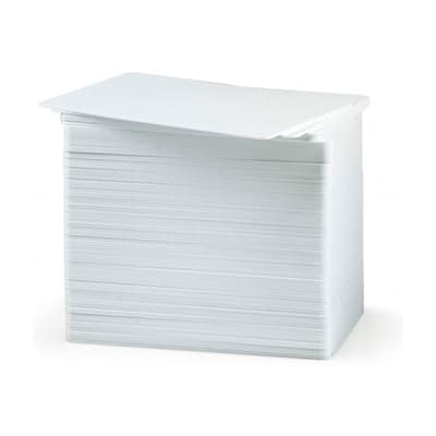 TARJETA DE IDENTIFICACIÓN ZEBRA IMPRIMIBLE/53.85MM X 85.85MM/BLANCO/500 PAQUETE (104523-111) (NT7)
