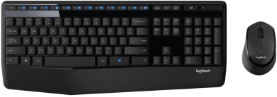 TECLADO LOGITECH + MOUSE MK345 WIRELESS USB SP BLACK (920-007820)