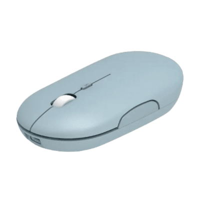 MOUSE INDENA INALAMBRICO RECARGABLE CELESTE (G-2370)1