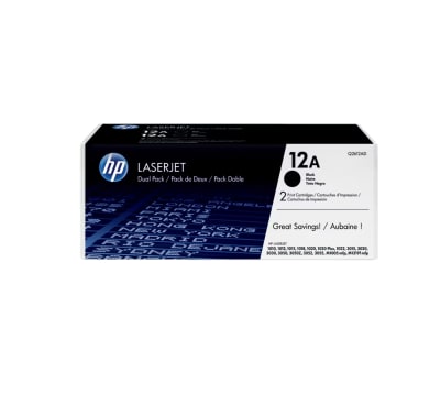 CARTUCHOS DE TONER HP 12AD PACK 2 LASERJET NEGRO (Q2612AD) (NT18)1