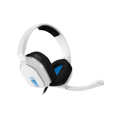 AURICULAR ASTRO A10 PS4, BLANCO CON AZUL (939-001845)