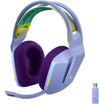 AURICULAR INALAMBRICO ULTRALIGERO LOGITECH G733 LIGHTSPEED LILA (981-000889)