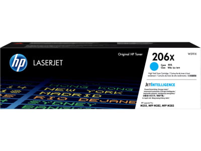 TONER HP 206X LASERJET PRO M255 CIAN (W2111X) (NT18)