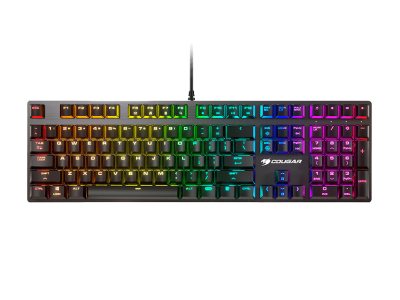 TECLADO MECÁNICO COUGAR VANTAR MX SWITCH RED(37VAMM1SB.0002