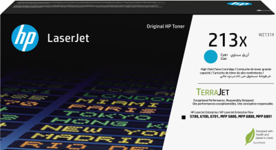 TONER HP 213X LASERJET 5800 ENT CYAN (W2131X) (NT18)