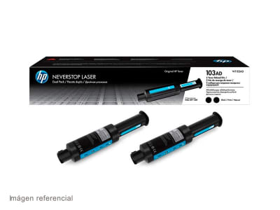 TONER HP 103AD DUAL PACK W1103AD NEGRO (W1103AD) (NT18)
