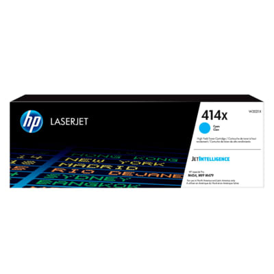 TONER HP 414X LASERJET PRO M454 CIAN (W2021X) (NT18)