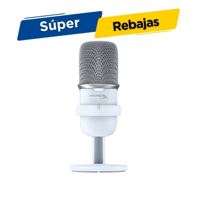 MICROFONO HYPERX SOLOCAST BLANCO (519T2AA)