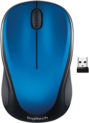 MOUSE LOGITECH M317 WIRELESS STEEL BLUE (910-005886)