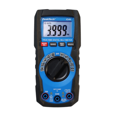 MULTIMETRO DIGITAL P1041 PEAKTECH PORTATIL 4000 COUNTS 600V AC/DC -10A AC/DC ( P1041)