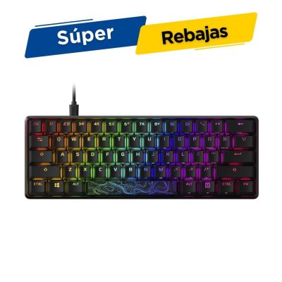 TECLADO HYPERX ALLOY ORIGINS 60 SWITCH RED (HKBO1S-RB-US/G)
