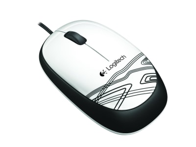 MOUSE LOGITECH M105 WIRED WHITE (910-003138)
