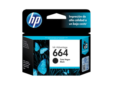 CARTUCHO DE TINTA HP 664 NEGRO DESKJET 2ML (F6V29AL) (NT18)1