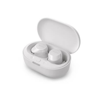 AUDÍFONOS INALÁMBRICOS PHILIPS CON MICROF. USB-C TACTIL BLANCO (TAT1209WT) (NT8)