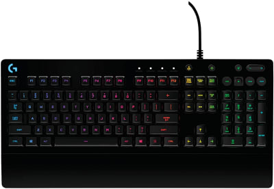 TECLADO LOGITECH G213 PRODIGY RGB BLACK USB (920-008084) (NT8)