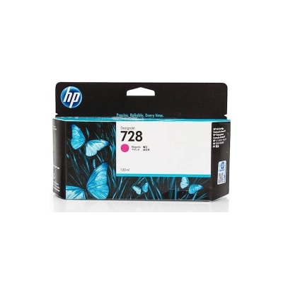 CARTUCHO DE TINTA HP 728 MAGENTA 300ML (F9K16A) (NT18)1