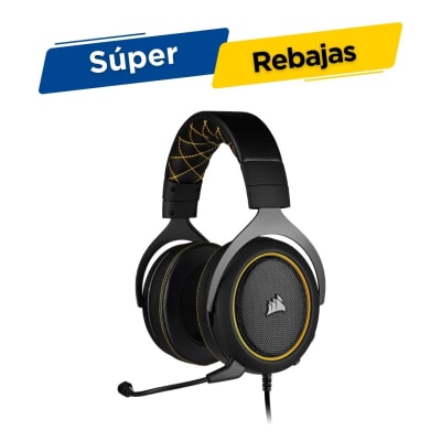 AURICULAR CORSAIR ESTEREO HS60 7.1 YELLOW (CA-9011214-NA)