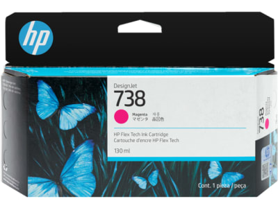 CARTUCHO DE TINTA HP 738 MAGENTA 130ML (498N6A) (NT18)1